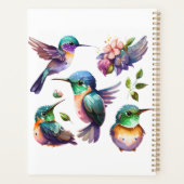 Mooie en stutvogels voor vogelovervallen op planner (Achterkant)