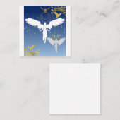 Mooie en vriendelijke engelen vierkante visitekaartje (Voorkant / Achterkant)