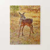 Mooie en Zoete Baby Herten Fawn Art Puzzel Legpuzzel (Verticaal)