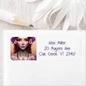 Mooie Enchantress Fantasy AI Art Etiket (Insitu)