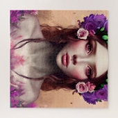 Mooie Enchantress Fantasy AI Art Legpuzzel (Horizontaal)