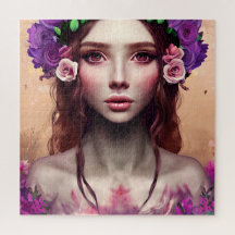 Mooie Enchantress Fantasy AI Art