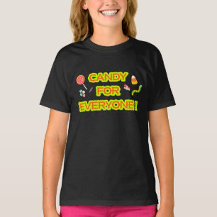 Mooie enge neon snoep voor iedereen t-shirt
