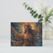 Mooie engel briefkaart (Staand voorkant)