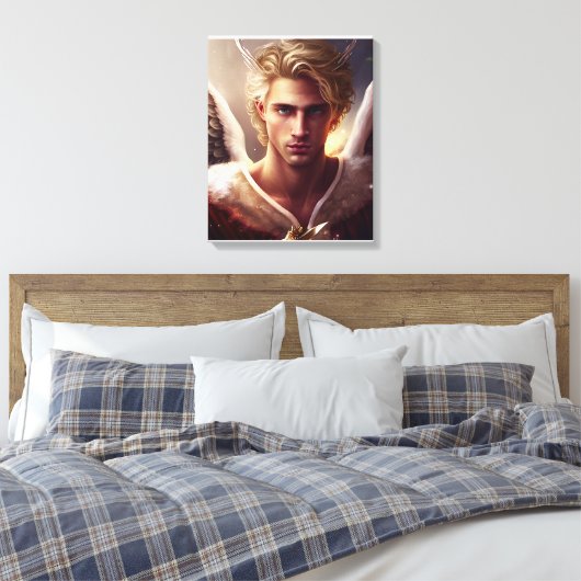 Mooie engel canvas afdruk (Insitu (Slaapkamer))