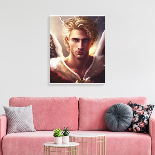 Mooie engel canvas afdruk (Insitu (Woonkamer))