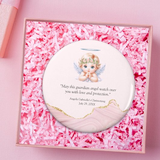 Mooie Engel Doop Favor Koelkast Magneet