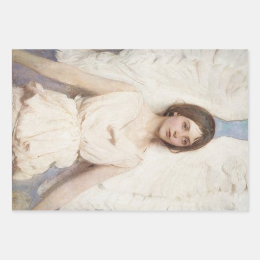 Mooie Engel (door Abbott Handerson Thayer) Inpakpapier Vel (Voorkant)