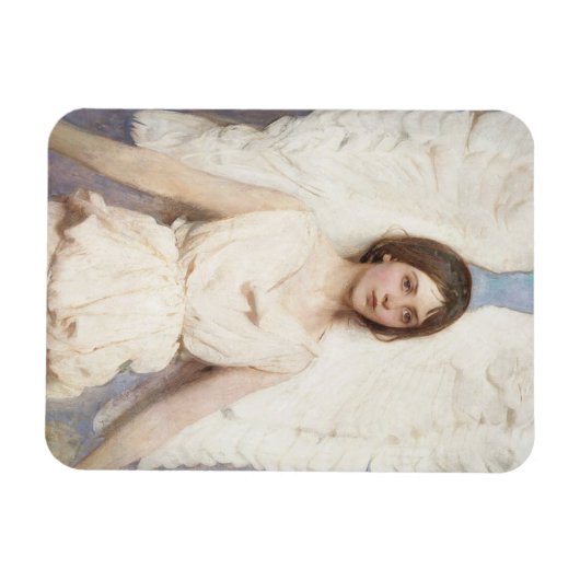 Mooie Engel (door Abbott Handerson Thayer) Magneet (Horizontaal)