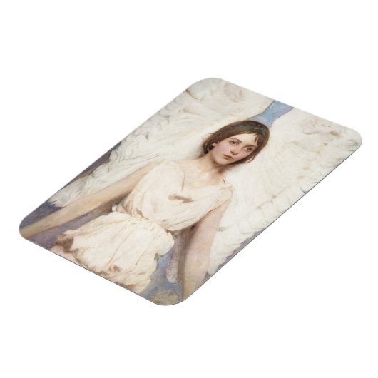 Mooie Engel (door Abbott Handerson Thayer) Magneet (Linkerzijde)