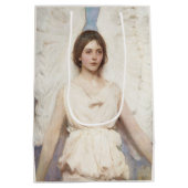 Mooie Engel (door Abbott Handerson Thayer) Medium Cadeauzakje (Achterkant)