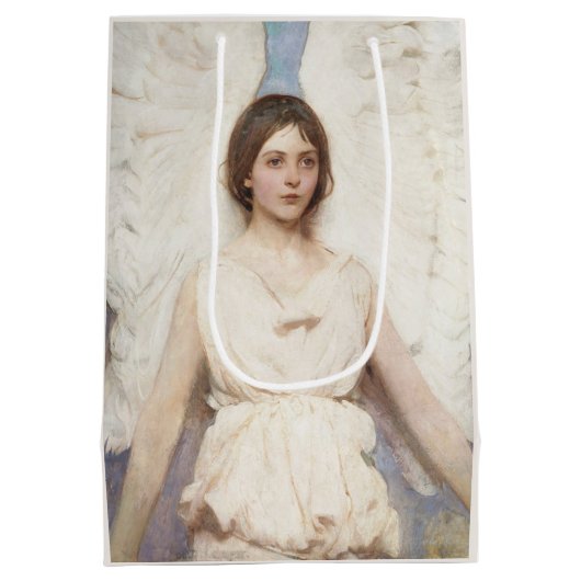 Mooie Engel (door Abbott Handerson Thayer) Medium Cadeauzakje (Achterkant)