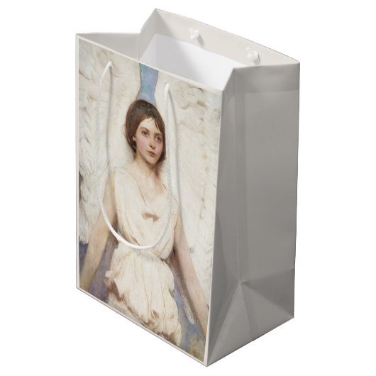 Mooie Engel (door Abbott Handerson Thayer) Medium Cadeauzakje (Achterkant Gekanteld)