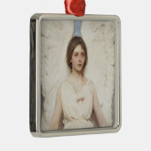 Mooie Engel (door Abbott Handerson Thayer) Metalen Ornament (Rechts)