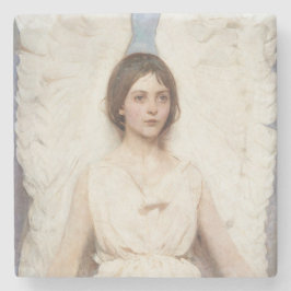 Mooie Engel (door Abbott Handerson Thayer) Stenen Onderzetter