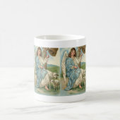 Mooie engel en gouden bel koffiemok (Center)