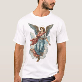 Mooie engel heren christelijk T-shirt