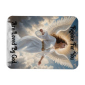Mooie Engel in Wolken Flexibele Magneet (Horizontaal)