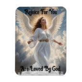 Mooie Engel in Wolken Flexibele Magneet (Verticaal)