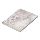 Mooie engel in wolken Noetepad Notitieblok (Linkerzijde)