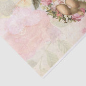 Mooie  engel met bloemen tissuepapier (Detail)