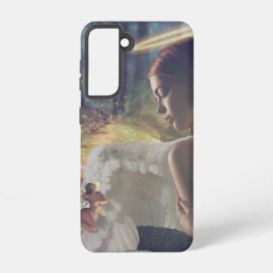 Mooie engel met Fairy Fantasy Art Samsung Galaxy Hoesje