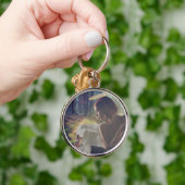 Mooie engel met Fairy Fantasy Art Sleutelhanger (Hand)