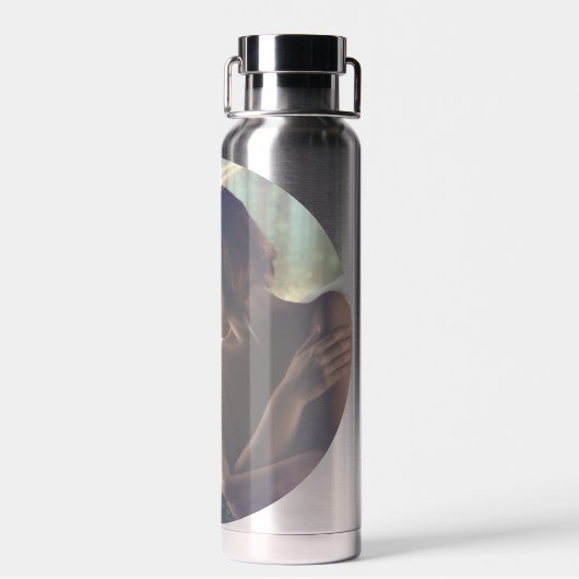 Mooie engel met Fairy Fantasy Art Waterfles (Achterkant)