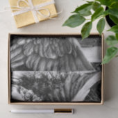 Mooie engel met rozen op haar borst tissuepapier (Geschenk)