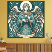 Mooie Engel Onder de sterren Canvas Afdruk (Insitu (Woonkamer))