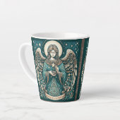Mooie Engel Onder de sterren Latte Mok (Linkerhoek)