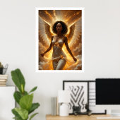 Mooie engel Poster - Spirituele bewaker (Thuiskantoor)