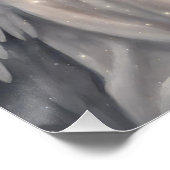 Mooie Engel van Kerstmis Perfect Poster (Hoek)