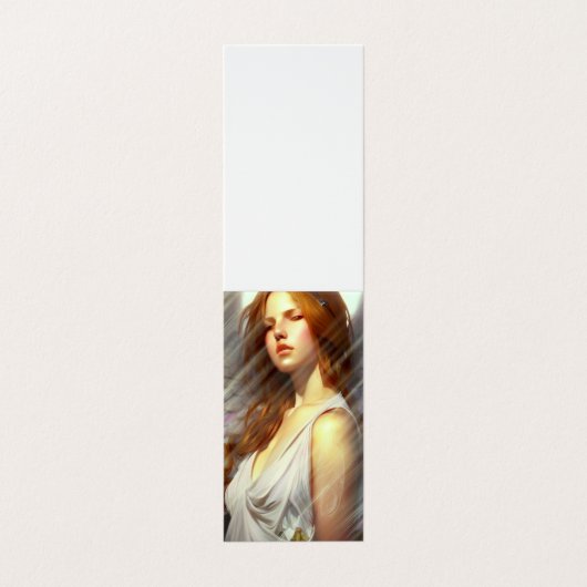 Mooie engel visitekaartje (Buitenkant ongevouwen)