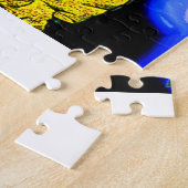 Mooie engelen kunstpuzzel legpuzzel (Zijkant)