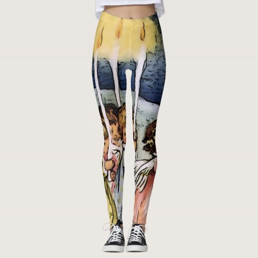 mooie engelen leggings (Voorkant)