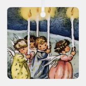 mooie engelen metalen ornament (Voorkant)