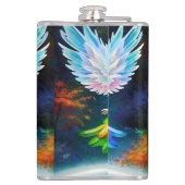 Mooie engelenvleugels Art-35444 Heupfles (Achterkant)