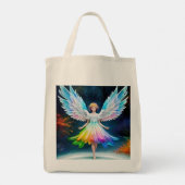 Mooie engelenvleugels Art-35444 Tote Bag (Achterkant)