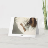 Mooie engelenvleugels - zorgzaam en rustig kaart (Achterkant)