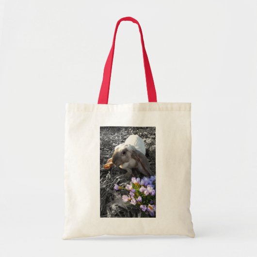 Mooie Engelse Lop met Bloemen Tote Bag (Voorkant)