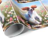 Mooie Engelse Setter Cadeaupapier (Rol Hoek)