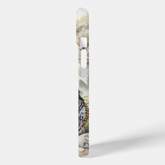 Mooie Engelse Setter met fazant , Art Case-Mate iPhone Case (Achterkant / Links)