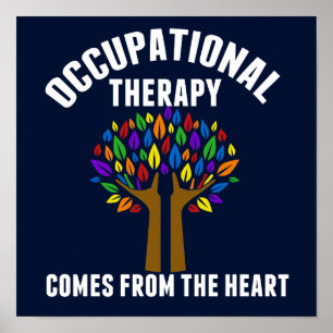 Mooie Ergotherapie Boom Citaat Poster