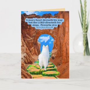 Mooie Eskie Schrift Spreuken 16:9 Kaart