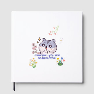Mooie esthetische hamster-gastenboek gastenboek