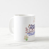 Mooie esthetische hamster mok (Voorkant links)