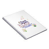 Mooie Esthetische Hamster Spiraal Notebook Notitieboek (Rechterzijde)