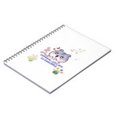 Mooie Esthetische Hamster Spiraal Notebook Notitieboek (Linkerzijde)