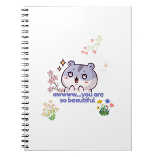 Mooie Esthetische Hamster Spiraal Notebook Notitieboek